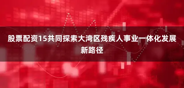 股票配资15共同探索大湾区残疾人事业一体化发展新路径