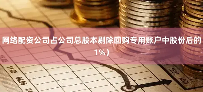 网络配资公司占公司总股本剔除回购专用账户中股份后的1%）